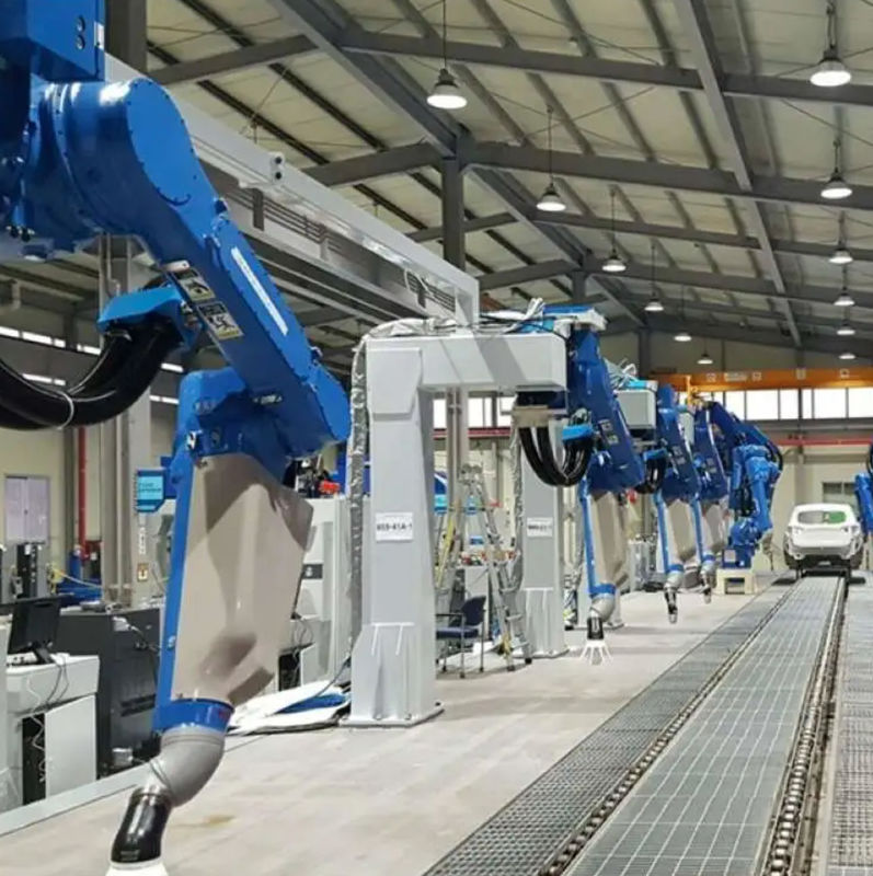 Robot industriale a 6 assi con temperatura operativa da -10°C a +50°C Ispezione video in uscita fornita
